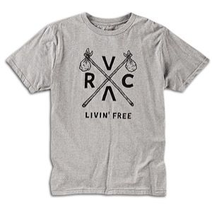 RVCA Livin Free 2 T Shirt   Mens   Skate   Clothing   Athletic