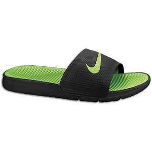 Nike Benassi Solarsoft Slide   Mens   Casual   Shoes   Black/White