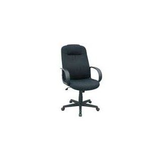 Furniture at Work(R) Chelsea Fabric Executive Chair, Black