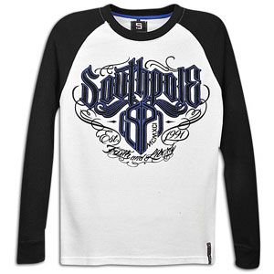 Southpole Flock Raglan Thermal   Mens   Casual   Clothing   White