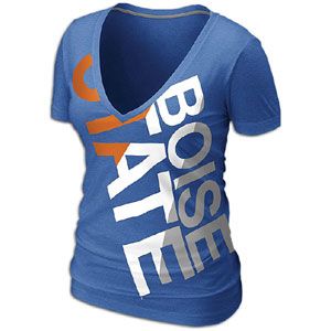 Nike College Deep V Blended T Shirt   Womens   For All Sports   Fan