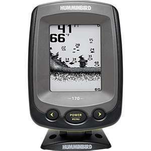 Humminbird hummingbird model 170 fish finder LCD finds structure and