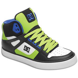 DC Shoes Spartan Hi   Mens   Skate   Shoes   Black/White/Soft Lime