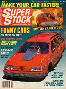  1987 Funny Cars Pontiac Power Parts Jet Cars Taurus Funny