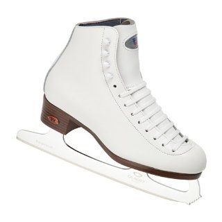 Riedell Ice Skates 121 RS Ladies White   Size 6.5   Medium