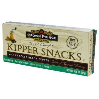 Crown Prince Natural Kipper Snacks with Cracked Black