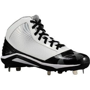 Under Armour Yard Mid ST   Mens   Baseball   Shoes   White/Black