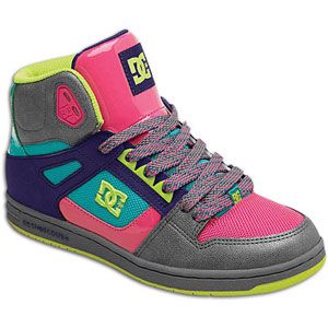DC Shoes Rebound Hi SE   Womens   Skate   Shoes   Battleship/Purple