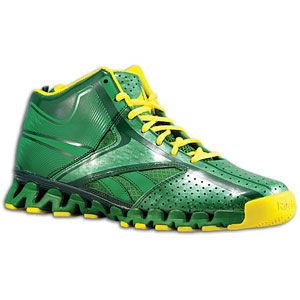Reebok Zig Encore   Mens   Basketball   Shoes   Green/Green/Sun