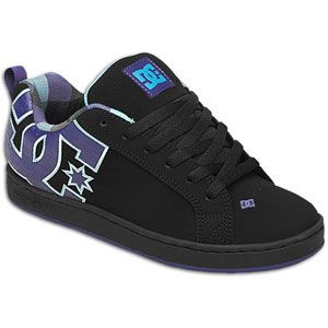 DC Shoes Court Graffik SE   Womens   Skate   Shoes   Black/Blue/Plaid