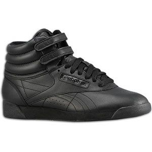 Reebok Freestyle Hi   Womens   Basketball   Shoes   Black/Black/Black
