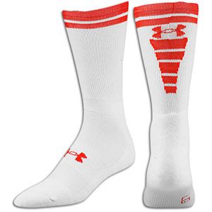 Under Armour Zagger Sock   Mens   Football   Accessories   White/Red