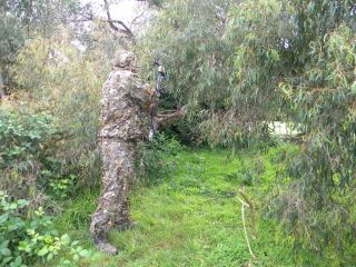 Camo 3D Leaf Suit Jacket and Pants Archery Bowhunting Hunting