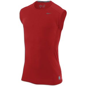 Nike Pro Combat Core Ftted 2.0 S/L T Shirt   Mens   Varsity Red/Flint