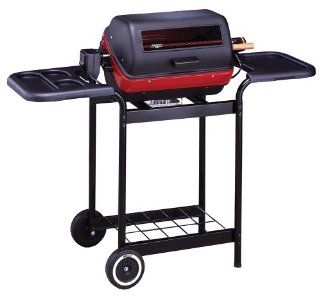 Meco 9359W Deluxe Electric Cart Grill with Rotisserie