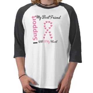 Breast Cancer I Support My Best Friend Shirts 