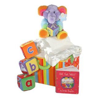 The ABC Blocks 123 Baby Gift Basket Toys & Games