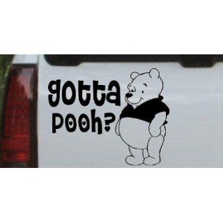 Gotta Pooh Winnie Pooh Funny Car Window Wall Laptop Decal Sticker