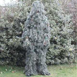  Childrens Ghillie Suit Woodland Camo Camouflage Tree 3D Hunting
