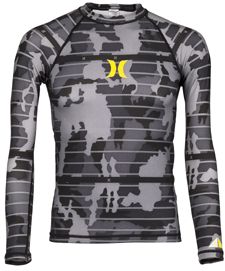 Juniors Hurley One Only Rash Guard L