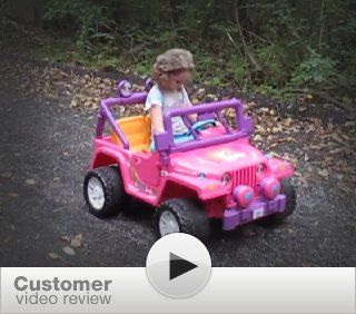 Customer Reviews: Power Wheels Barbie Jammin Jeep Wrangler