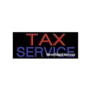 Neon Sign   TAX SERVICE 