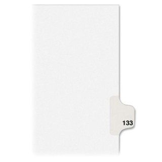 Avery Dennison 82349 Dividers, 133 in., Side Tab, 8 1/2
