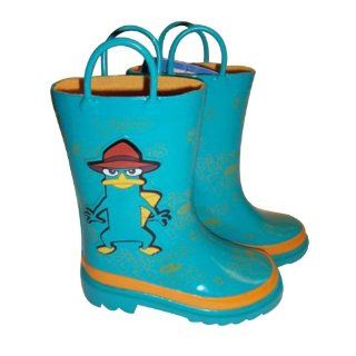 Disney Phineas and the Ferb Boys Rain Boots Sizes 7/8, 9