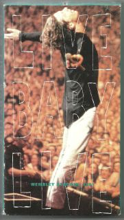  Baby Live VHS 1991 Wembley Stadium Concert Michael Hutchence CD