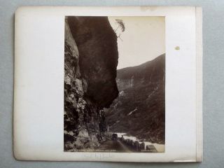 Laerdal Sogn OG Fjordane Norway 1890s Albumen Photo by Knudsen
