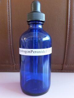 Hydrogen Peroxide 17 5 Food Grade 4 Ounce Glass Bottle