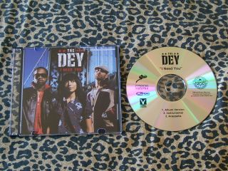 The D E Y I Need You Dey RARE USA Promo CD 3 Tracks Instrumental The