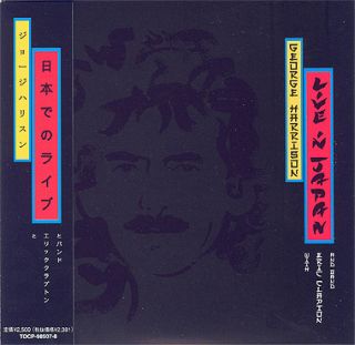George Harrison Live in Japan 2 CD Mini LP OBI
