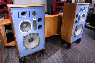 JBL 4344 studio monitor speakers with original boxes   restored by