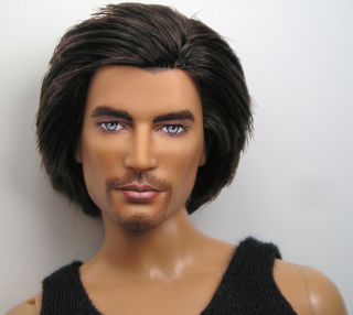 Ian OOAK Barbie Basics Black Label Ken Doll Art Repaint by Pamela