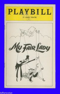 Playbill My Fair Lady Ian Richardson Christine