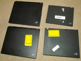 IBM Thinkpad Lenovo Laptops for Parts LOT OF 4 ..X40 * A30P * T42