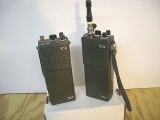Vintage Icom IC H6 VHF handheld radios w/IC CM3 batteries,+Service