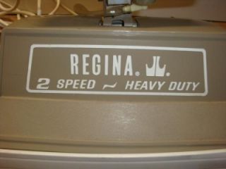 Vintage Regina Two speed Rug Shampooer Floor Polisher, General used