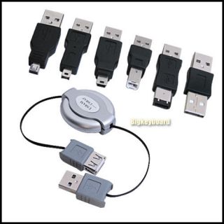 USB to Firewire IEEE 1394 5 4 Pin Cable 6 Travel Kit
