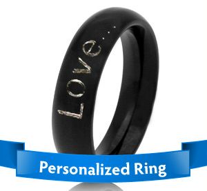 Personalized Ring Stainless Steel Promise Name Engrave