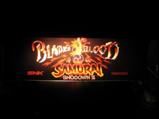 Samurai Shodown III Blades of Blood Jamma Arcade Marquee Header
