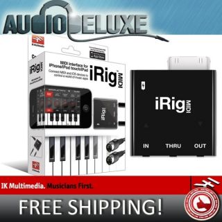 IK Multimedia iRig MIDI for iPhone iPad iPod Touch New