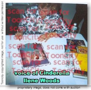  Cel Triple Signed Original Voice Ilene Woods Frank Ollie Frame