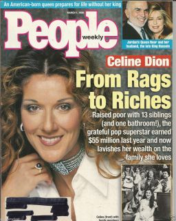   March 1 1999 Celine Dion Martin Scorsese Van Zandt Illeana Douglas