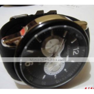 USD $ 6.99   Mens Silicone Analog Quartz Wrist Watch (Assorted Colors