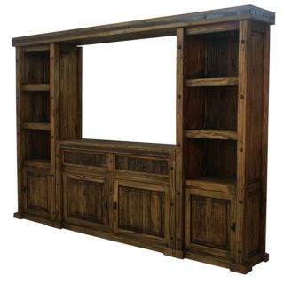 Rustic Western TV Wall Unit TV Stand Entertainment Center