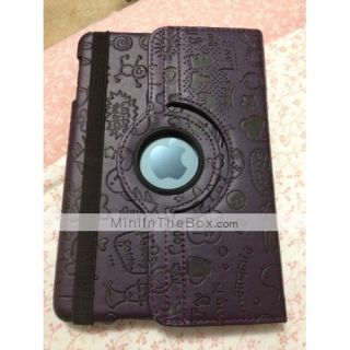 Cartoon Pattern PU Leather Case with 360 Degree Rotating and Stand for