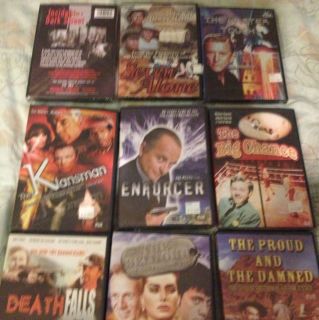 Lot Of Nine Brand New Dvds Classics And Still Wrapped In Plastic Great