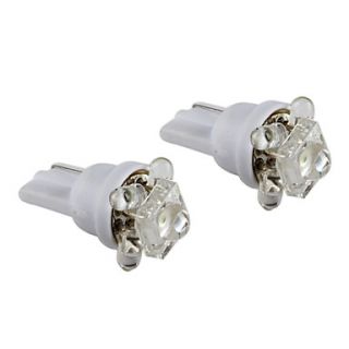 T10 4+1 LED White Light Bulb for Car Dashboard/Width/Turning Signal
